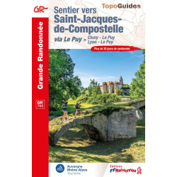 Tpoguide - Sentiers vers Saint-Jacques-de-Compostelle Lyon Cluny Le Puy - GR® 765