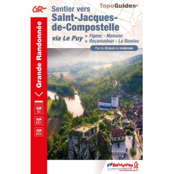 Topoguide GR65: Sentier vers Saint-Jacques de compostelle: Figeac - Moissac