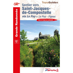 Topoguide "Sentier vers Saint-Jacques-de-Compostelle" via Le Puy / Figeac
